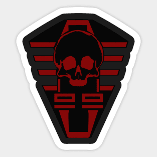 Clone Force 99 Wrecker Backpack Skull Logo Sticker